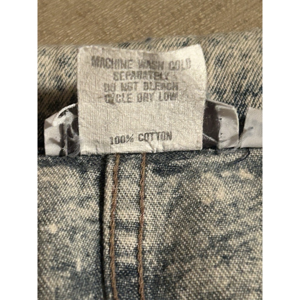 Vintage 80s Dreams Denim Jean Acid Wash Women's Boiler Jumpsuit Petite - Picture 10 of 12